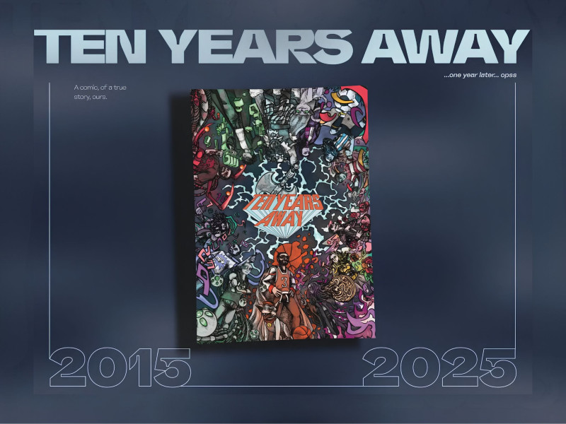 Ten Years Away Website Design by Studio 375