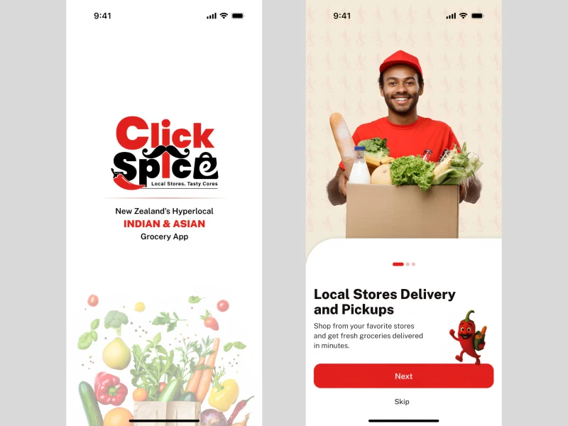 ClickSpice App Design by Suffescom Solutions Inc.