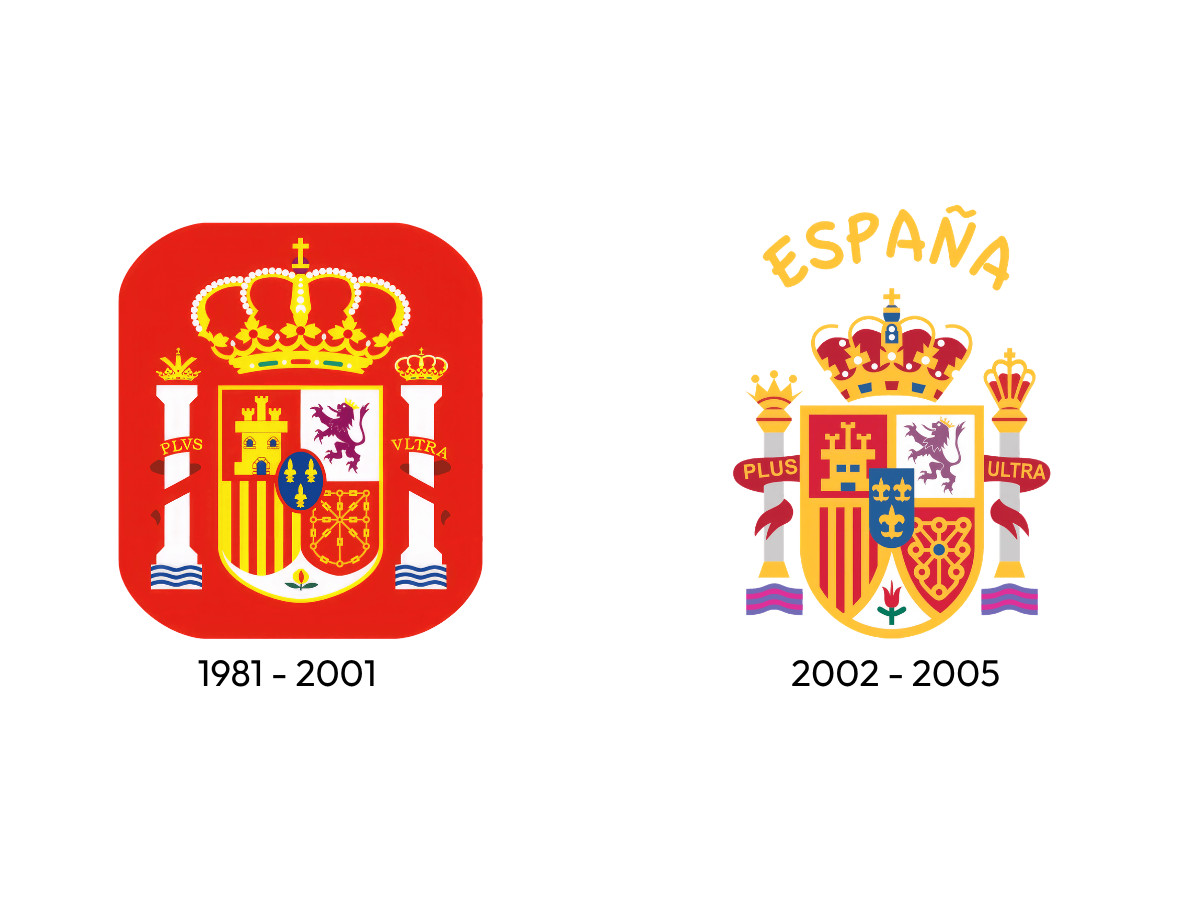 Spanish National Football Team Logo History (slide 5)