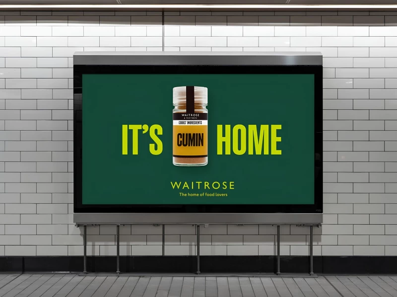 Waitrose – It's Cumin Home Print Design by Wonderhood Studios