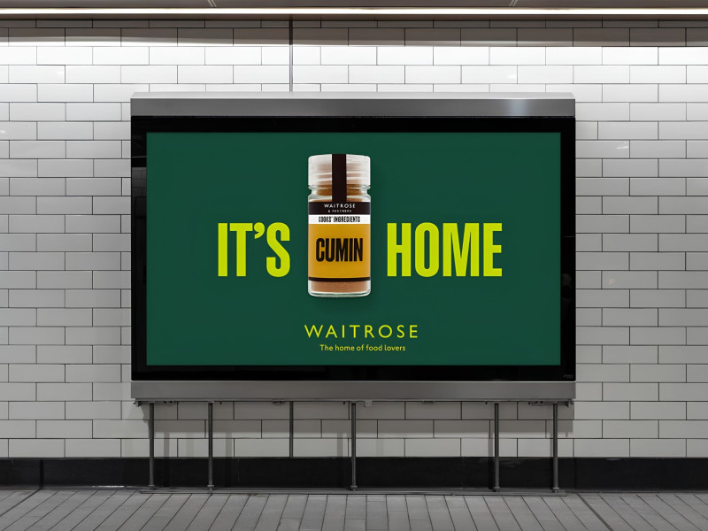 Waitrose – It's Cumin Home Print Design by Wonderhood Studios