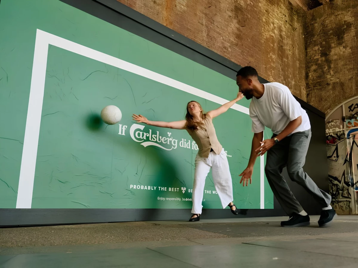 Carlsberg Goal Posters Print Design by Fold7