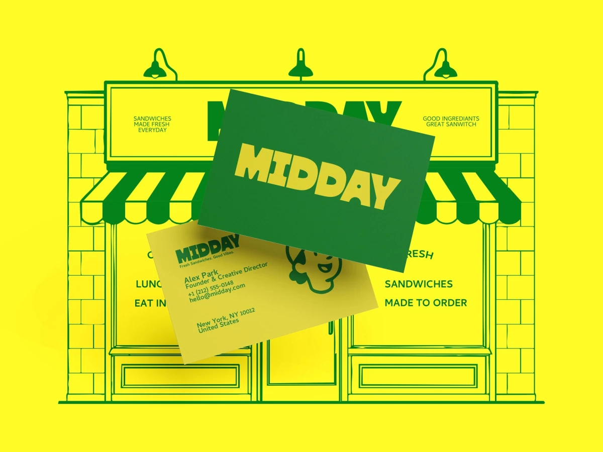 MIDDAY Print Design by tenvr studio