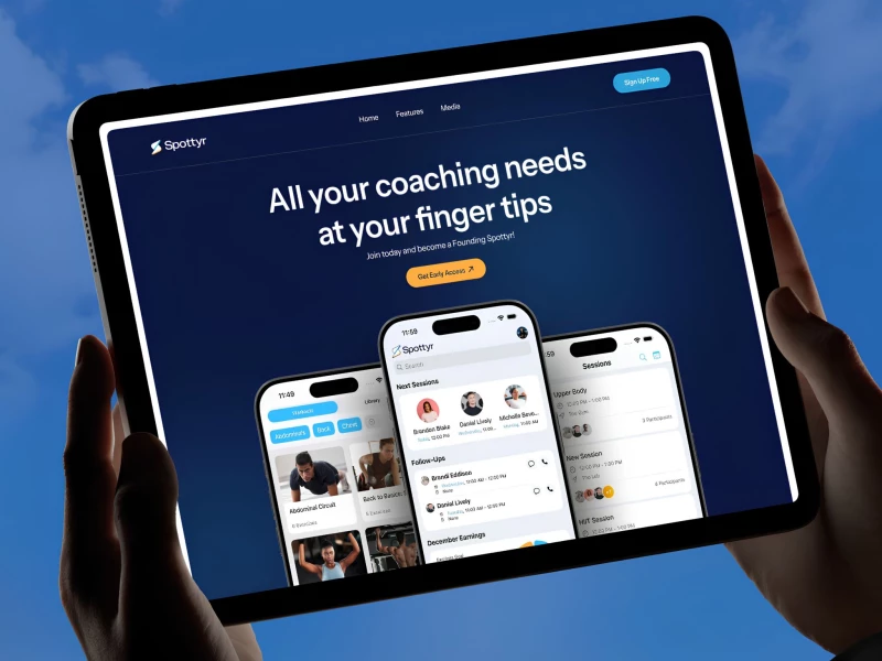 Spottyr App Design by Seative Digital