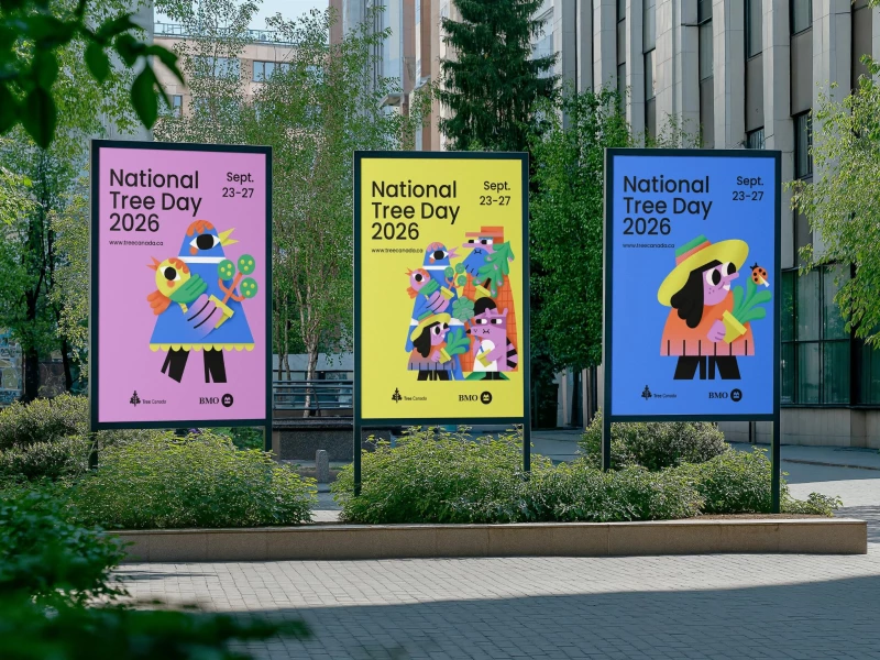 National Tree Day 2026 Print Design by Delphine Meier