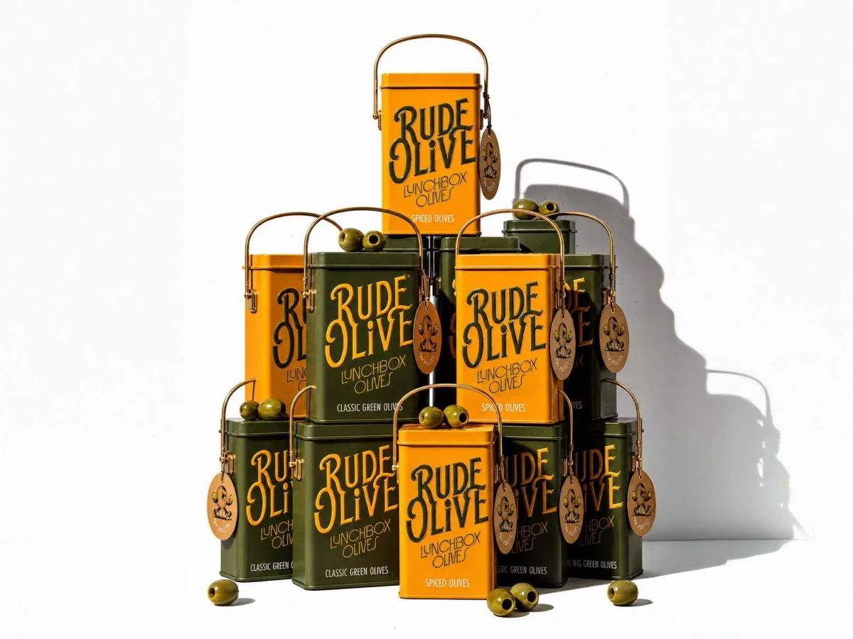 Rude Olive Packaging Design by Affogato