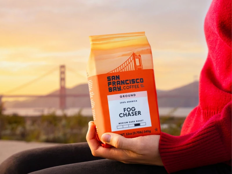 San Francisco Bay Coffee Packaging Design by The Creative Pack
