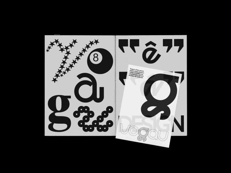 Vogau Print Design by Monga Design