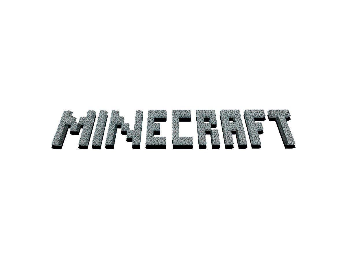 Minecraft Logo History (slide 4)