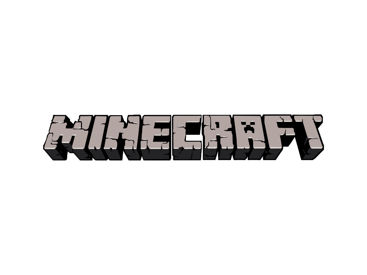 Minecraft Logo History (slide 5)