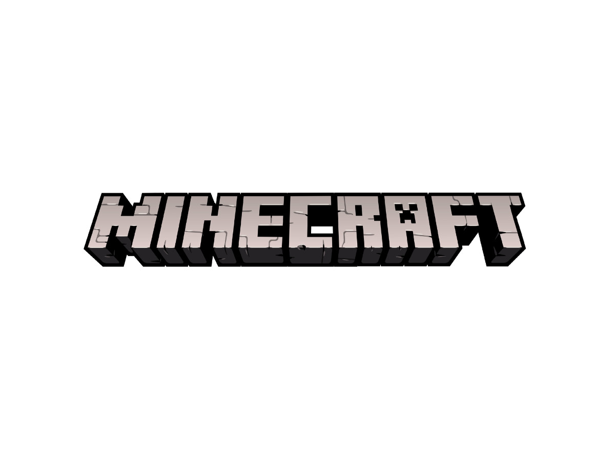 Minecraft Logo History (slide 7)