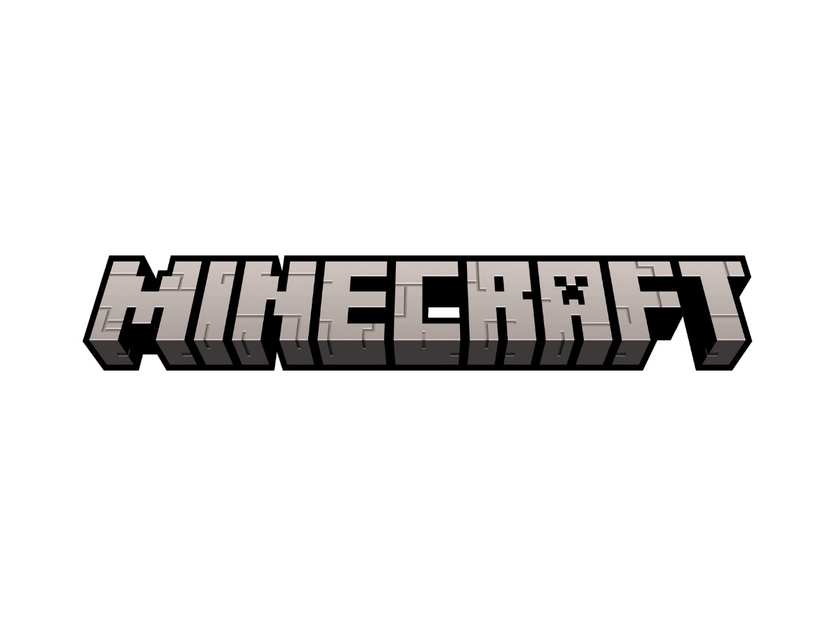 Minecraft Logo History (slide 8)