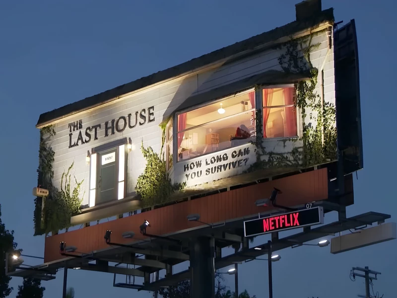 Netflix - The Last House Billboard Print Design by Extra Credit