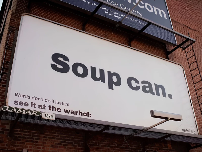 See It at The Warhol Billboard Print Design by BarkleyOKRP