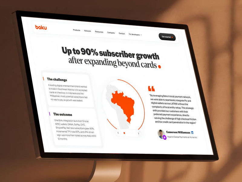 Boku Website Design by Goodface