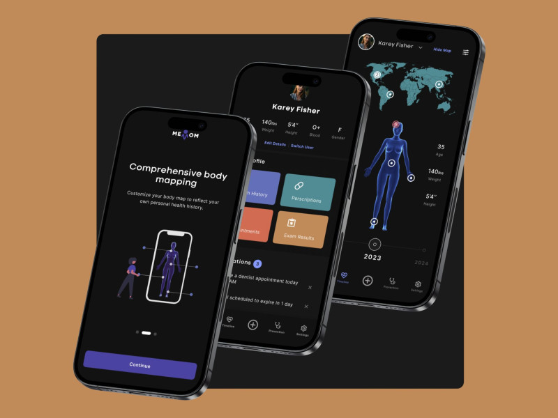 M.E. Me App Design by Chop Dawg