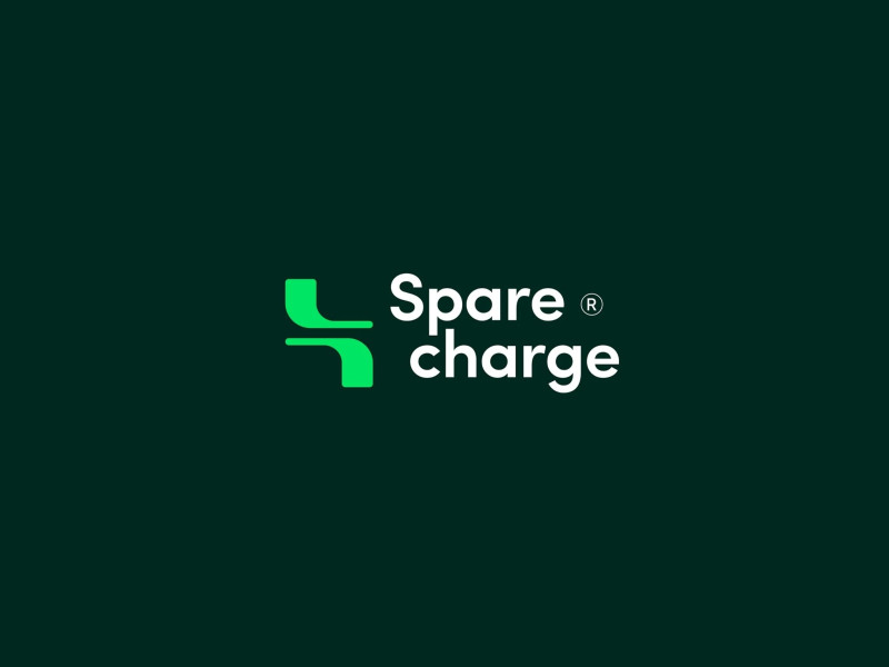 SpareCharge Logo Design by Wolf Pixel