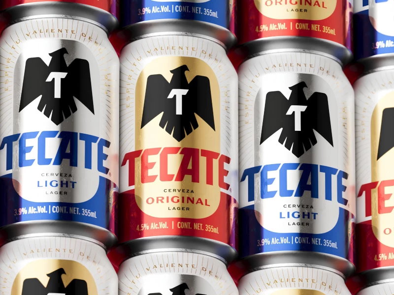 Tecate Packaging Design by Bulletproof