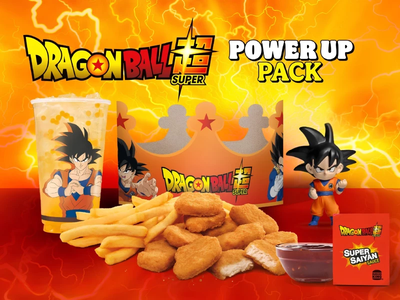 Burger King Dragon Ball Power Up Packaging