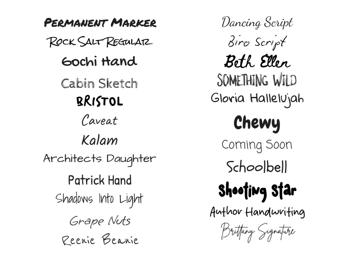 Handwritten Fonts: Why Most Look Fake, and the 23 That Do Not (slide 5)