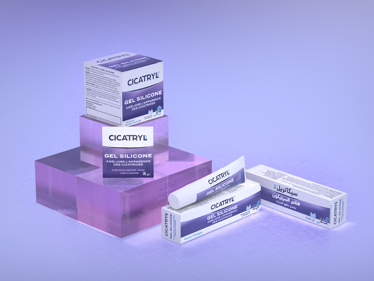A smart use of color psychology — violet often signals healing and transformation