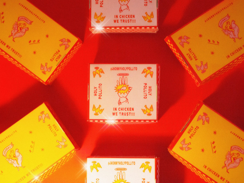Johnny Holy Pollito Packaging Design by Cualquiera