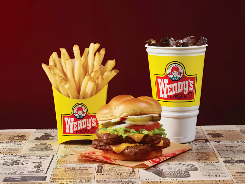 Wendy's Retro Packaging Design