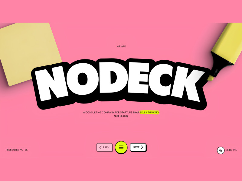 Nodeck Website Design by Bogdan Kolomiyets