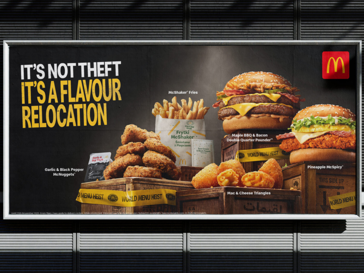 Menu Layou McDonald's World Menu Heist Print Design | DesignRush