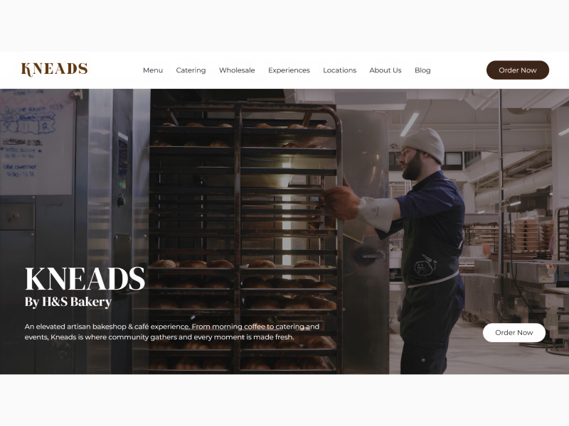 Kneads Website Design