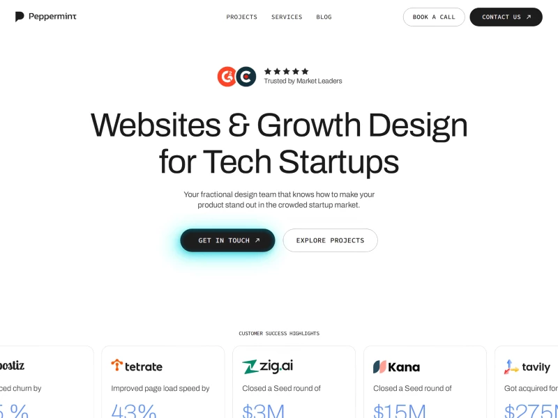 Peppermint Website Design