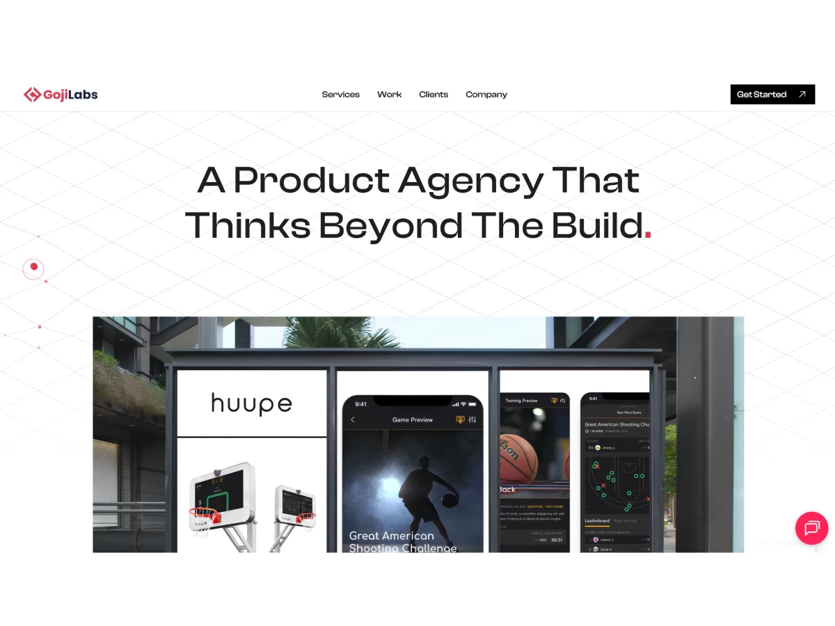 Goji Labs Website Design