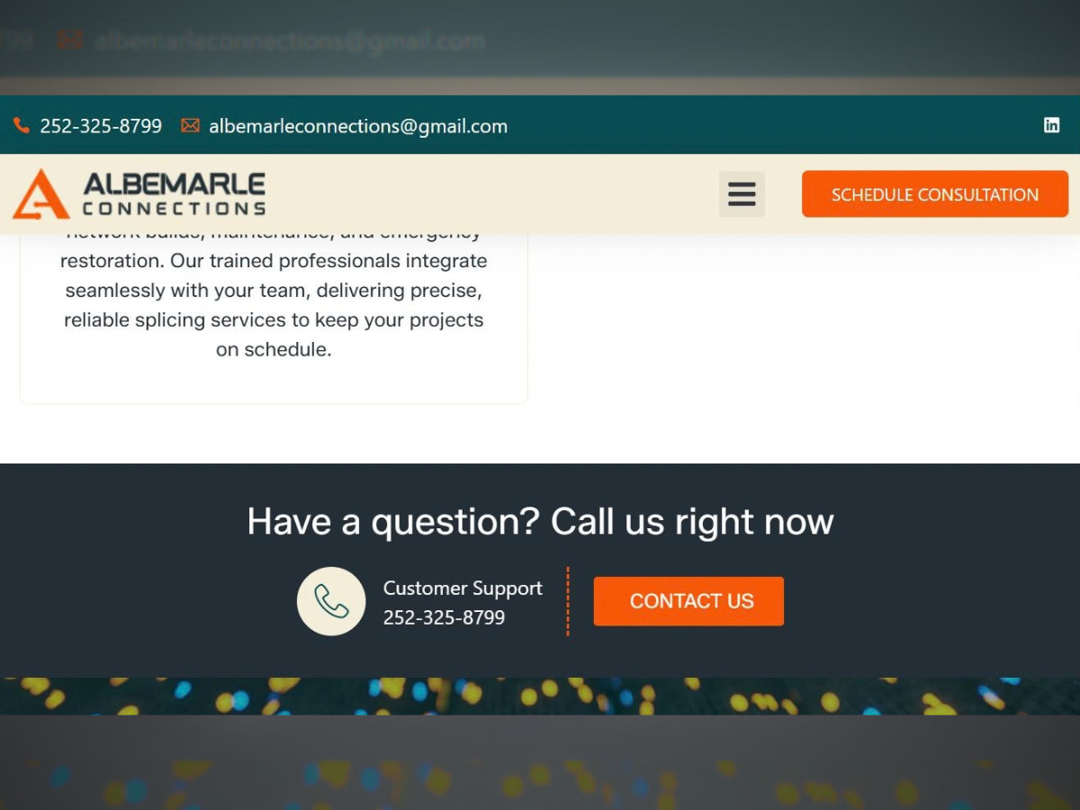 Albemarle Connections Contact Page