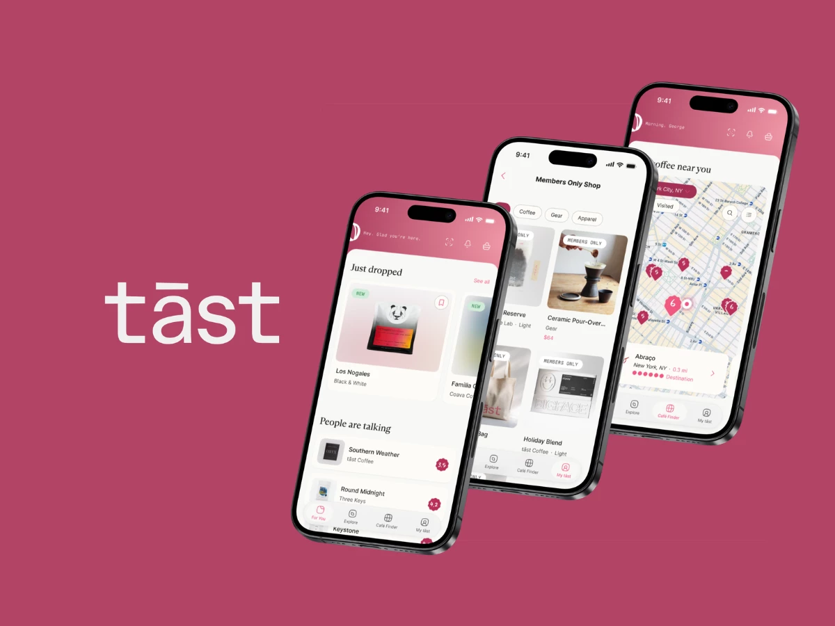 tāst App Design by Chop Dawg
