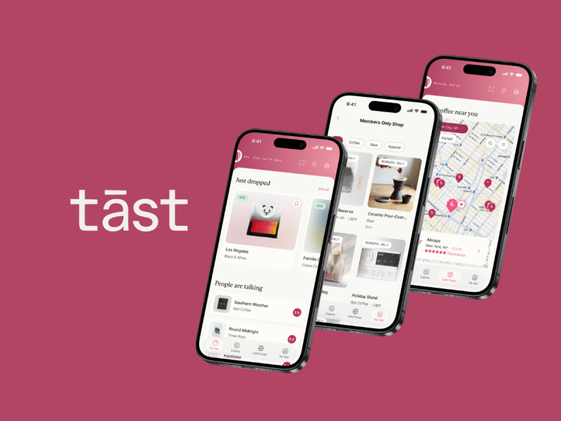 tāst App Design by Chop Dawg
