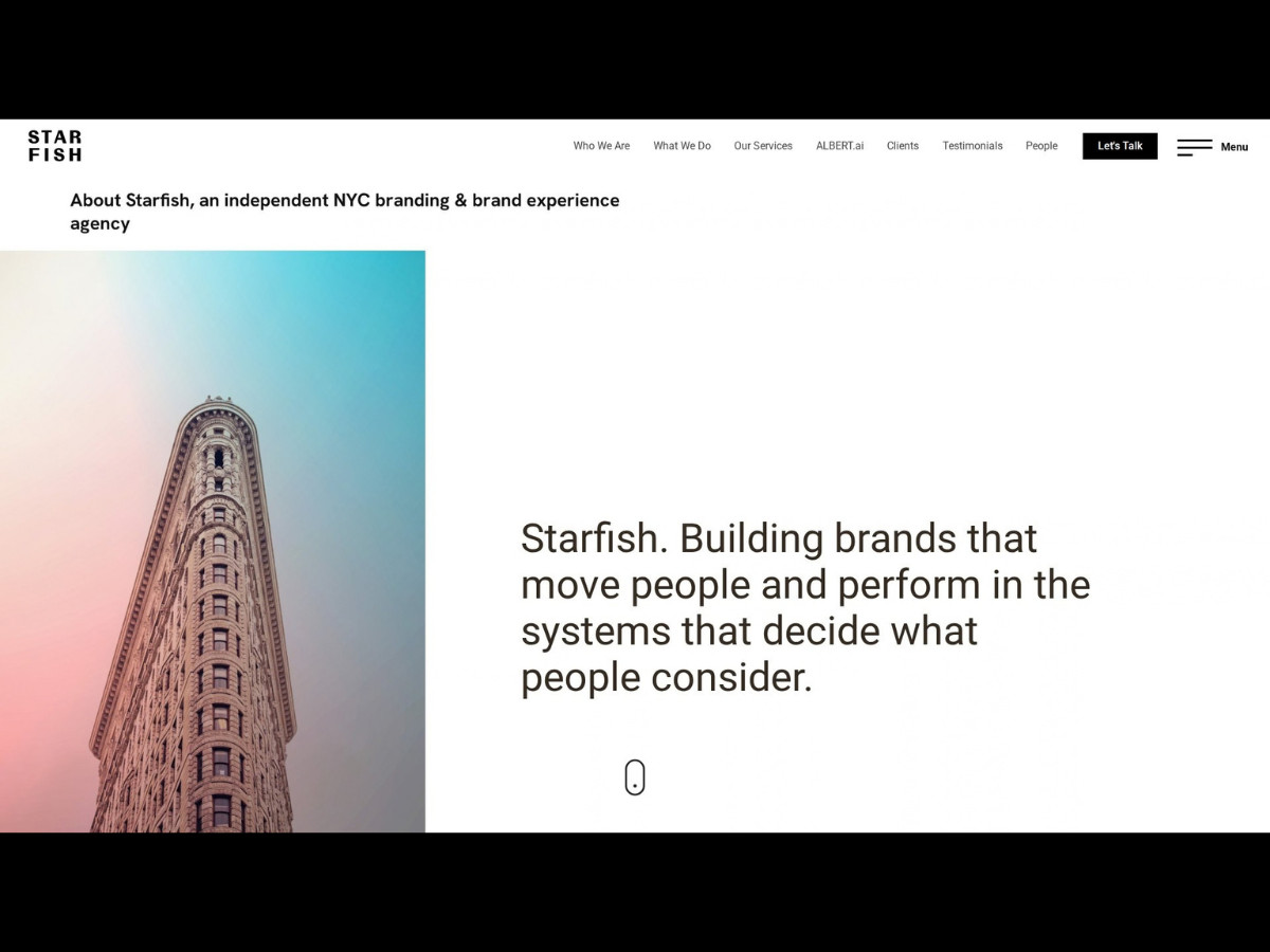 Starfish Website User Interface