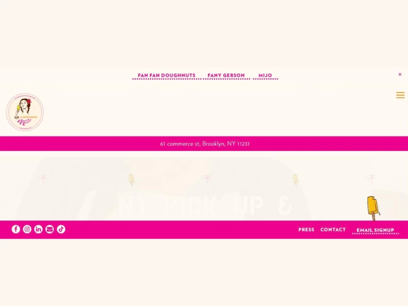La Newyorkina Website Design by Alpha Co. Marketing and Media