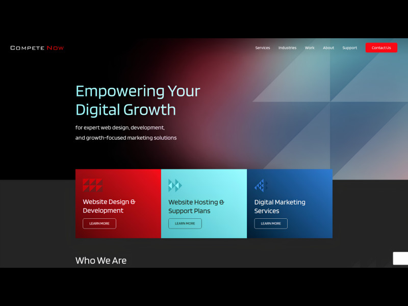 Compete Now Website Design