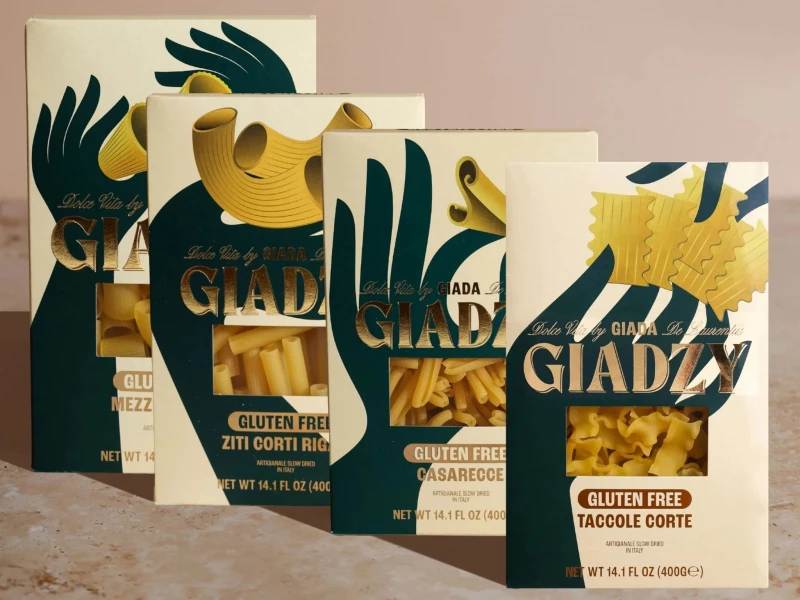 Giadzy Pasta Packaging Design by A Studio