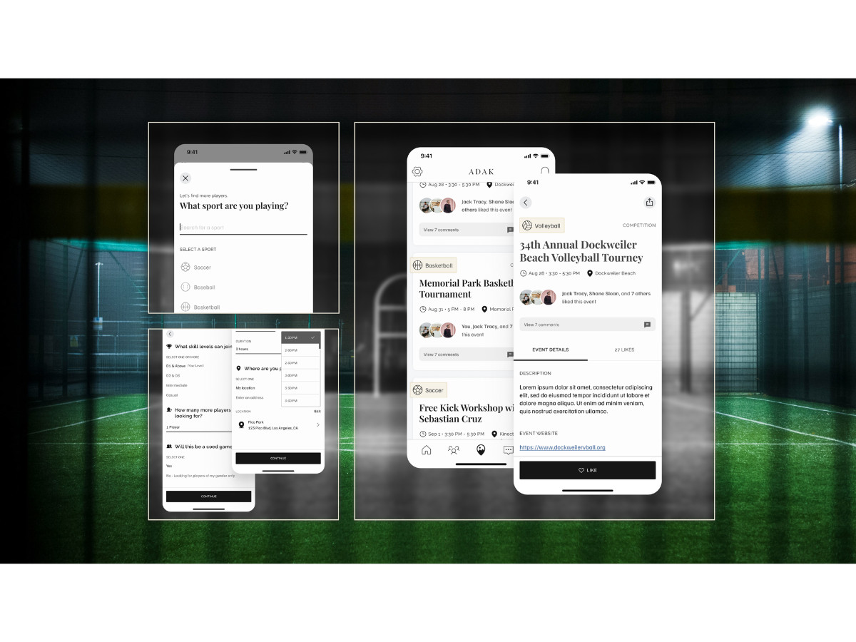 Sports Posting and Schedule