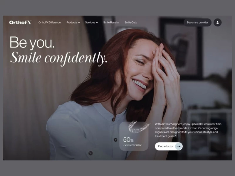 OrthoFX Website Design by ANML