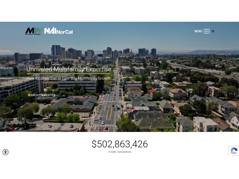 Mitchell Warren Team Website Design by Calico Marketing