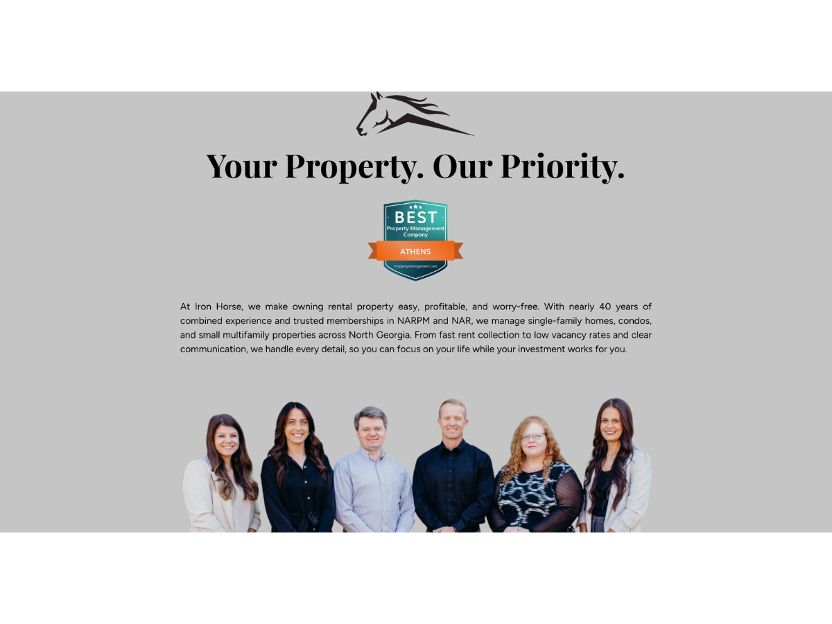 Iron Horse Property Management Our Priority