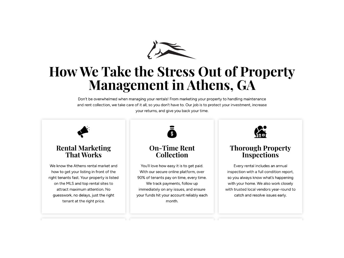 Iron Horse Property Management Methods
