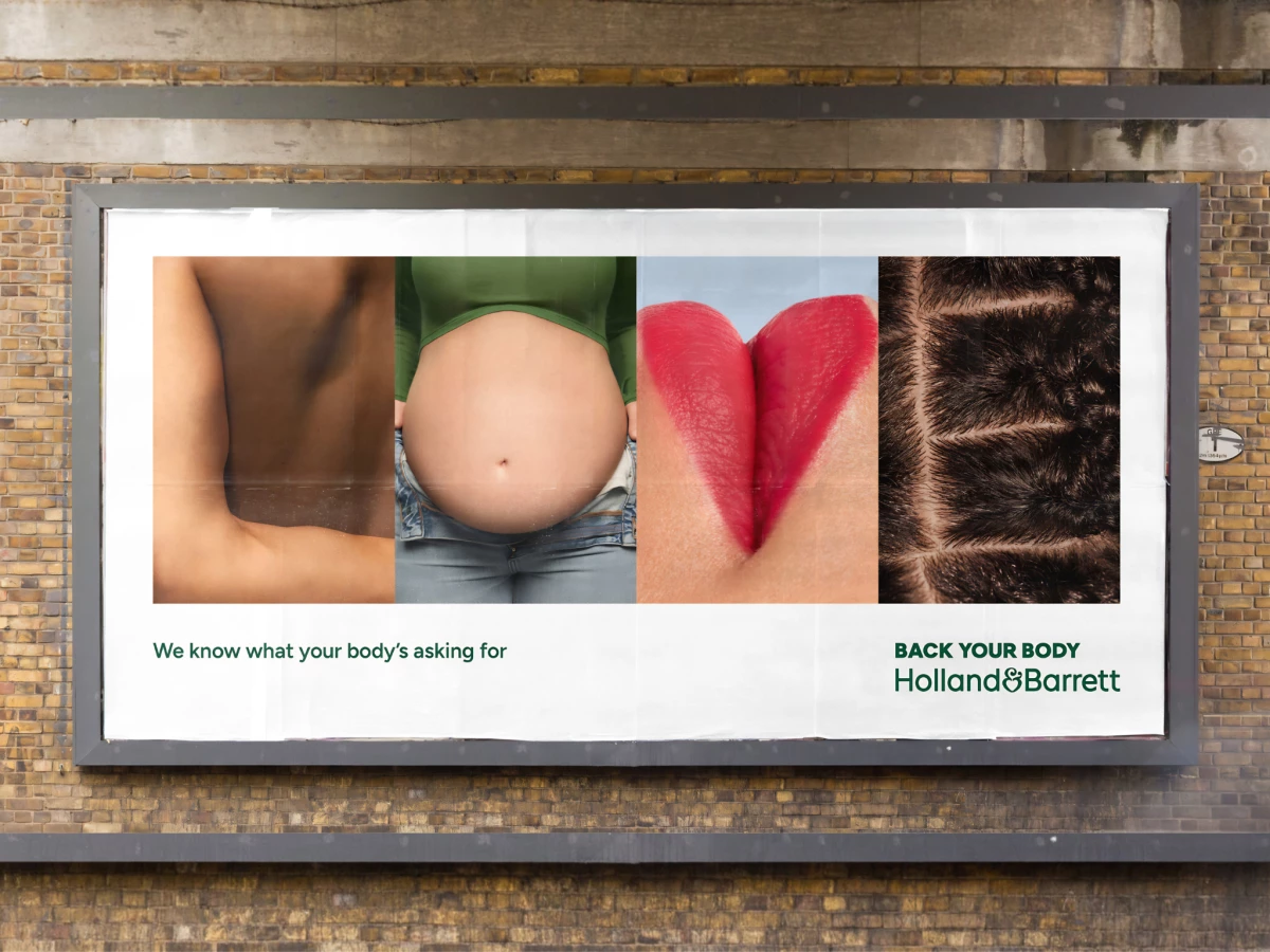 Holland & Barrett - Back Your Body Print Design by Oscar Torrans Studio and Lucky Generals