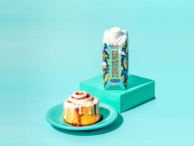 BeatBox Cinnamon Roll Packaging Design