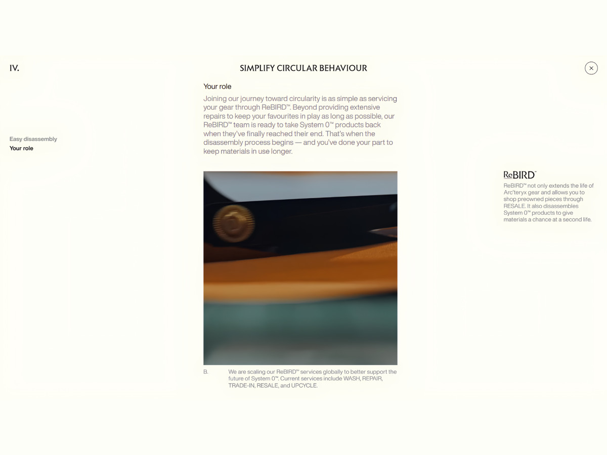 System 0 webpage section titled Simplify Circular Behaviour.