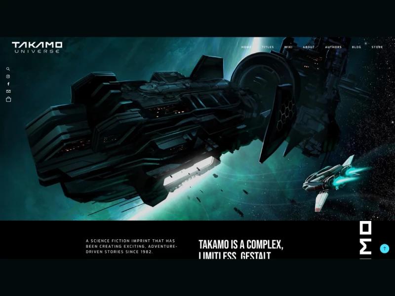 Takamo Universe Website Design by Visuable