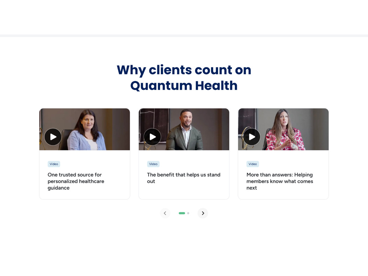Quantum Health Client Testimonials
