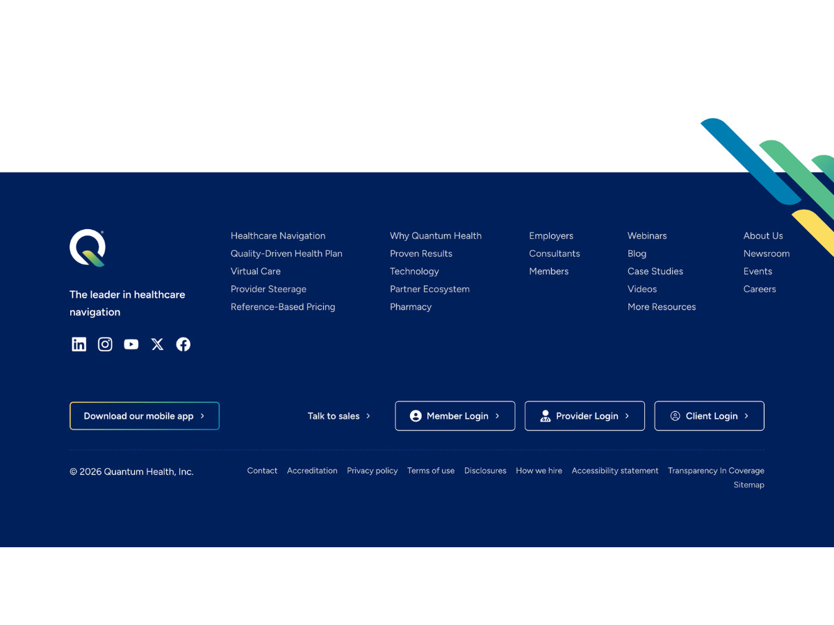 Quantum Health Contact Page